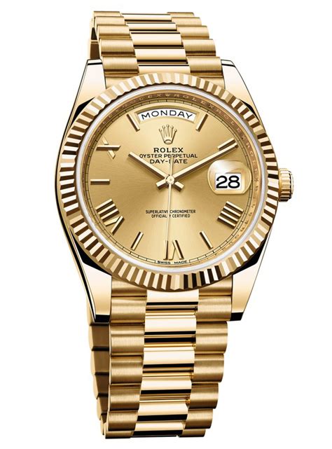 rolex yellow gold day date